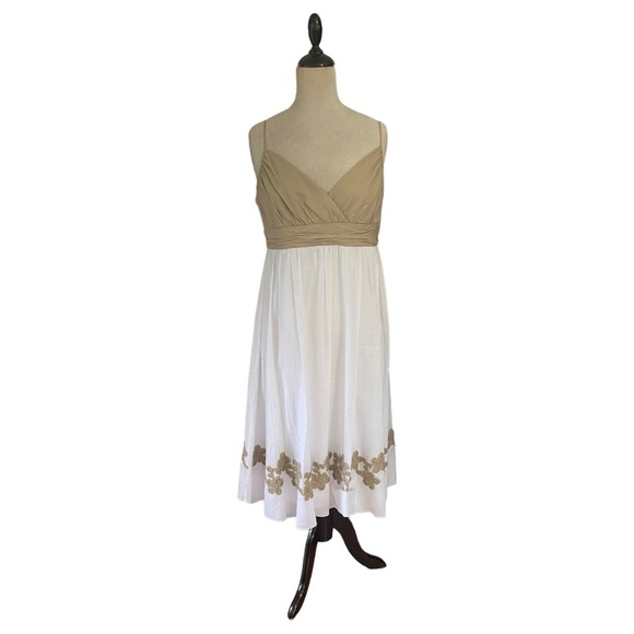 NWOT DONNA MORGAN 100% COTTON SUNDRESS W/ADJUSTABLE STRAPS - Picture 1 of 13